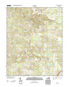 Purdy Virginia Historical topographic map, 1:24000 scale, 7.5 X 7.5 Minute, Year 2013