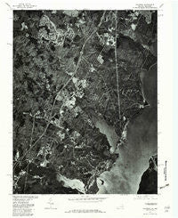 Quantico Virginia Historical topographic map, 1:24000 scale, 7.5 X 7.5 Minute, Year 1977