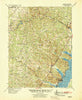 Quantico Virginia Historical topographic map, 1:62500 scale, 15 X 15 Minute, Year 1940