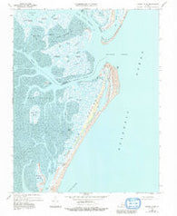 Quinby Inlet Virginia Historical topographic map, 1:24000 scale, 7.5 X 7.5 Minute, Year 1968
