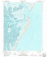 Quinby Inlet Virginia Historical topographic map, 1:24000 scale, 7.5 X 7.5 Minute, Year 1968