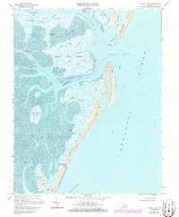 Quinby Inlet Virginia Historical topographic map, 1:24000 scale, 7.5 X 7.5 Minute, Year 1968