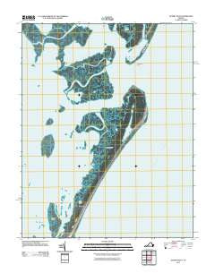 Quinby Inlet Virginia Historical topographic map, 1:24000 scale, 7.5 X 7.5 Minute, Year 2011