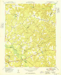 Quinton Virginia Historical topographic map, 1:24000 scale, 7.5 X 7.5 Minute, Year 1949