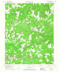 Quinton Virginia Historical topographic map, 1:24000 scale, 7.5 X 7.5 Minute, Year 1965