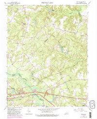 Quinton Virginia Historical topographic map, 1:24000 scale, 7.5 X 7.5 Minute, Year 1965