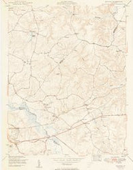 Quinton Virginia Historical topographic map, 1:24000 scale, 7.5 X 7.5 Minute, Year 1949