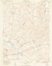 Quinton Virginia Historical topographic map, 1:24000 scale, 7.5 X 7.5 Minute, Year 1949