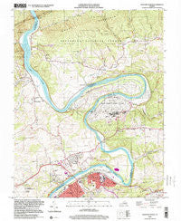 Radford North Virginia Historical topographic map, 1:24000 scale, 7.5 X 7.5 Minute, Year 1998