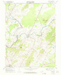 Rapidan Virginia Historical topographic map, 1:24000 scale, 7.5 X 7.5 Minute, Year 1971
