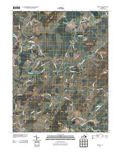 Rapidan Virginia Historical topographic map, 1:24000 scale, 7.5 X 7.5 Minute, Year 2010