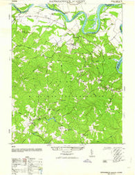 Rappahannock Academy Virginia Historical topographic map, 1:24000 scale, 7.5 X 7.5 Minute, Year 1964