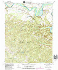 Rappahannock Academy Virginia Historical topographic map, 1:24000 scale, 7.5 X 7.5 Minute, Year 1969