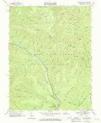 Rawley Springs Virginia Historical topographic map, 1:24000 scale, 7.5 X 7.5 Minute, Year 1967
