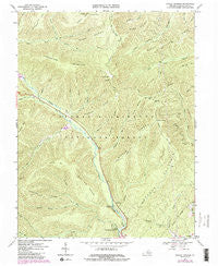 Rawley Springs Virginia Historical topographic map, 1:24000 scale, 7.5 X 7.5 Minute, Year 1967
