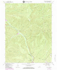 Rawley Springs Virginia Historical topographic map, 1:24000 scale, 7.5 X 7.5 Minute, Year 1967