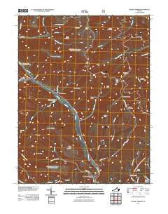 Rawley Springs Virginia Historical topographic map, 1:24000 scale, 7.5 X 7.5 Minute, Year 2011