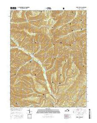Rawley Springs Virginia Current topographic map, 1:24000 scale, 7.5 X 7.5 Minute, Year 2016