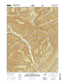 Rawley Springs Virginia Current topographic map, 1:24000 scale, 7.5 X 7.5 Minute, Year 2016
