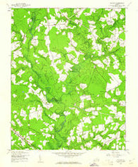 Raynor Virginia Historical topographic map, 1:24000 scale, 7.5 X 7.5 Minute, Year 1944