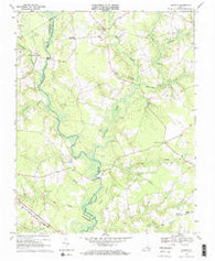 Raynor Virginia Historical topographic map, 1:24000 scale, 7.5 X 7.5 Minute, Year 1968