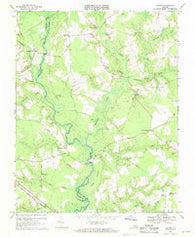 Raynor Virginia Historical topographic map, 1:24000 scale, 7.5 X 7.5 Minute, Year 1968