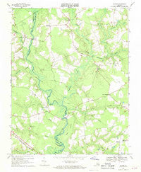 Raynor Virginia Historical topographic map, 1:24000 scale, 7.5 X 7.5 Minute, Year 1968