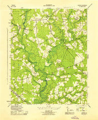 Raynor Virginia Historical topographic map, 1:31680 scale, 7.5 X 7.5 Minute, Year 1945