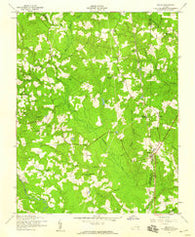 Reams Virginia Historical topographic map, 1:24000 scale, 7.5 X 7.5 Minute, Year 1952