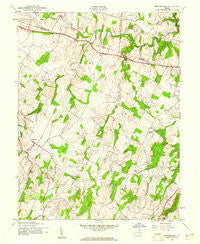 Rectortown Virginia Historical topographic map, 1:24000 scale, 7.5 X 7.5 Minute, Year 1943