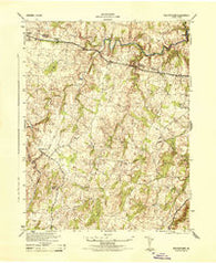 Rectortown Virginia Historical topographic map, 1:31680 scale, 7.5 X 7.5 Minute, Year 1944