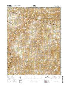 Rectortown Virginia Current topographic map, 1:24000 scale, 7.5 X 7.5 Minute, Year 2016