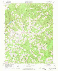 Red House Virginia Historical topographic map, 1:24000 scale, 7.5 X 7.5 Minute, Year 1968