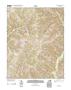 Red House Virginia Historical topographic map, 1:24000 scale, 7.5 X 7.5 Minute, Year 2013