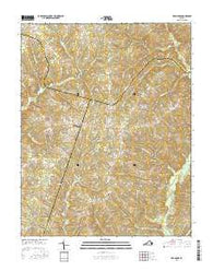 Red House Virginia Current topographic map, 1:24000 scale, 7.5 X 7.5 Minute, Year 2016