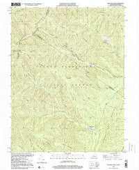Reddish Knob Virginia Historical topographic map, 1:24000 scale, 7.5 X 7.5 Minute, Year 1999