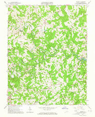 Redwood Virginia Historical topographic map, 1:24000 scale, 7.5 X 7.5 Minute, Year 1963