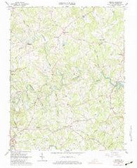Redwood Virginia Historical topographic map, 1:24000 scale, 7.5 X 7.5 Minute, Year 1963