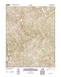 Redwood Virginia Historical topographic map, 1:24000 scale, 7.5 X 7.5 Minute, Year 2013