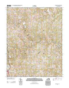 Redwood Virginia Historical topographic map, 1:24000 scale, 7.5 X 7.5 Minute, Year 2013