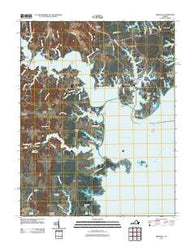 Reedville Virginia Historical topographic map, 1:24000 scale, 7.5 X 7.5 Minute, Year 2011