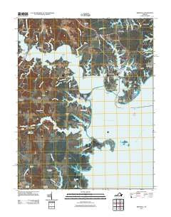 Reedville Virginia Historical topographic map, 1:24000 scale, 7.5 X 7.5 Minute, Year 2011