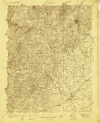 Remington Virginia Historical topographic map, 1:48000 scale, 15 X 15 Minute, Year 1927
