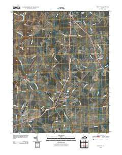 Remington Virginia Historical topographic map, 1:24000 scale, 7.5 X 7.5 Minute, Year 2010