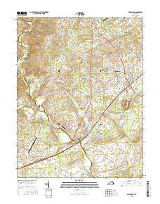 Remington Virginia Current topographic map, 1:24000 scale, 7.5 X 7.5 Minute, Year 2016