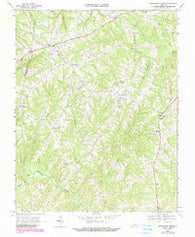 Republican Grove Virginia Historical topographic map, 1:24000 scale, 7.5 X 7.5 Minute, Year 1968