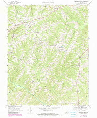 Republican Grove Virginia Historical topographic map, 1:24000 scale, 7.5 X 7.5 Minute, Year 1968