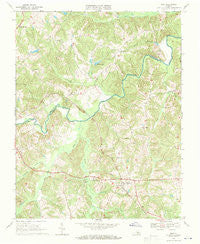 Rice Virginia Historical topographic map, 1:24000 scale, 7.5 X 7.5 Minute, Year 1968