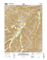 Rice Virginia Current topographic map, 1:24000 scale, 7.5 X 7.5 Minute, Year 2016