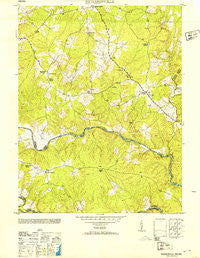 Richardsville Virginia Historical topographic map, 1:24000 scale, 7.5 X 7.5 Minute, Year 1953